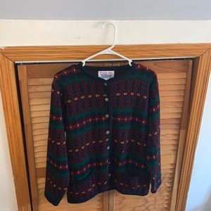 Vintage Tally Ho Button Down Cardigan
